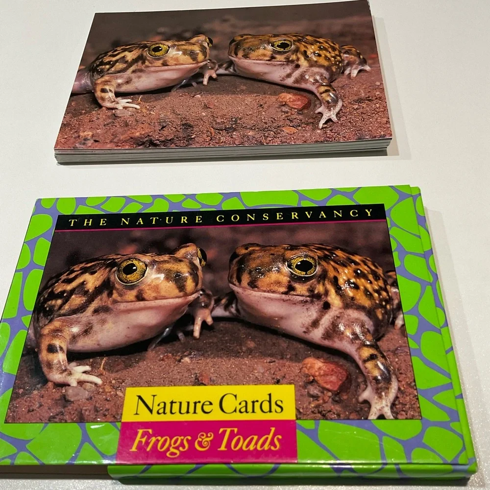🌼Set of Frogs & Toads Nature Cards, Size 7x5